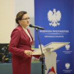 09.10.2019. Kielce. Finał Wielkiego Świętokrzyskiego Quizu Historycznego "Gramy dla Niepodległej". Agata Wojtyszek - wojewoda świętokrzyski / Wiktor Taszłow / Radio Kielce