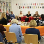 09.210.2019. Konferencja przed wystawą "DZIEWCZYNY NA WARSZTAT" / Wiktor Taszłow / Radio Kielce