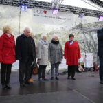 Kielce. 10.10.2019. Przekazanie kluczy do bram miasta seniorom. Przemawia Bogdan Wenta – prezydent miasta Kielce / Wiktor Taszłow / Radio Kielce