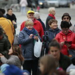 Kielce. 10.10.2019. Przekazanie kluczy do bram miasta seniorom / Wiktor Taszłow / Radio Kielce