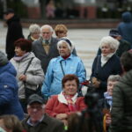 Kielce. 10.10.2019. Przekazanie kluczy do bram miasta seniorom / Wiktor Taszłow / Radio Kielce