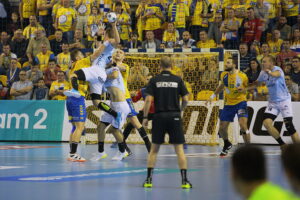 12.10.2019 Kielce. Mecz PGE VIVE Kielce - Montpellier HB / Wiktor Taszłow / Radio Kielce