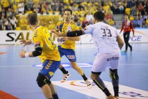 12.10.2019 Kielce. Mecz PGE VIVE Kielce - Montpellier HB / Wiktor Taszłow / Radio Kielce