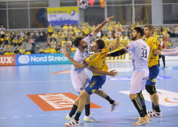12.10.2019 Kielce. Mecz PGE VIVE Kielce - Montpellier HB / Wiktor Taszłow / Radio Kielce