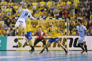 12.10.2019 Kielce. Mecz PGE VIVE Kielce - Montpellier HB / Wiktor Taszłow / Radio Kielce