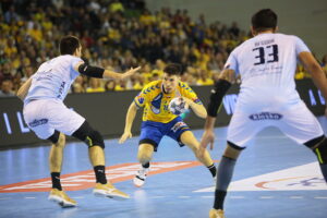 12.10.2019 Kielce. Mecz PGE VIVE Kielce - Montpellier HB / Wiktor Taszłow / Radio Kielce