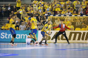 12.10.2019 Kielce. Mecz PGE VIVE Kielce - Montpellier HB / Wiktor Taszłow / Radio Kielce