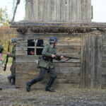 Tokarnia. 13.10.2019. Wystawa i widowisko historycznie w Parku Etnograficznym / Wiktor Taszłow / Radio Kielce