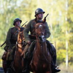 Tokarnia. 13.10.2019. Wystawa i widowisko historycznie w Parku Etnograficznym / Wiktor Taszłow / Radio Kielce