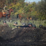 Tokarnia. 13.10.2019. Wystawa i widowisko historycznie w Parku Etnograficznym / Wiktor Taszłow / Radio Kielce