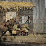 Tokarnia. 13.10.2019. Wystawa i widowisko historycznie w Parku Etnograficznym / Wiktor Taszłow / Radio Kielce