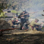 Tokarnia. 13.10.2019. Wystawa i widowisko historycznie w Parku Etnograficznym / Wiktor Taszłow / Radio Kielce