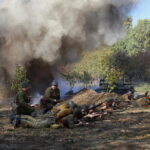 Tokarnia. 13.10.2019. Wystawa i widowisko historycznie w Parku Etnograficznym / Wiktor Taszłow / Radio Kielce