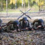 Tokarnia. 13.10.2019. Wystawa i widowisko historycznie w Parku Etnograficznym / Wiktor Taszłow / Radio Kielce