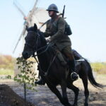 Tokarnia. 13.10.2019. Wystawa i widowisko historycznie w Parku Etnograficznym / Wiktor Taszłow / Radio Kielce