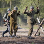 Tokarnia. 13.10.2019. Wystawa i widowisko historycznie w Parku Etnograficznym / Wiktor Taszłow / Radio Kielce