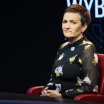 Kielce. 13.10.2019. Studio wyborcze. Na zdjęciu: Agnieszka Zaremba - politolog UJK / Wiktor Taszłow / Radio Kielce