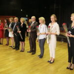 Kielce. 14.10.2019. Kieleckie obchody Dnia Edukacji Narodowej. Na zdjęciu (od lewej): Agata Wojtyszek - wojewoda świętokrzyski / Wiktor Taszłow / Radio Kielce