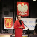 Kielce. 14.10.2019. Kieleckie obchody Dnia Edukacji Narodowej. Przemawia Agata Wojtyszek - wojewoda świętokrzyski / Wiktor Taszłow / Radio Kielce