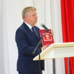 03.10.2019. Bałtów. Oficjalne otwarcie nowej szkoły. Senator PiS Jarosław Rusiecki / Emilia Sitarska / Radio Kielce