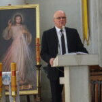 06.10.2019. Święty Krzyż. XIV Powiatowy Przegląd Zespołów Chóralnych. Stefan Bąk - członek zarządu powiatu kieleckiego / Emilia Sitarska / Radio Kielce