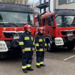 10.10.2019. Kielce. Przekazanie nowych pojazdów ratowniczo-gaśniczych komendom w Kielcach i Kazimierzy / Monika Miller / Radio Kielce