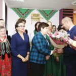 06.10.2019 Prząsław. Wizyta Beaty Szydło. Na zdjęciu: wojewoda Agata Wojtyszek i Beata Szydło - europoseł, była premier / Jarosław Kubalski / Radio Kielce