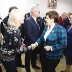 06.10.2019 Prząsław. Wizyta Beaty Szydło. Na zdjęciu: Beata Szydło - europoseł, była premier; wojewoda Agata Wojtyszek / Jarosław Kubalski / Radio Kielce
