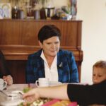 06.10.2019 Ciecierze. Spotkanie Beaty Szydło z rodziną Szczepskich / Jarosław Kubalski / Radio Kielce