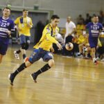 05.10.2019 Kielce. Mecz PGE Vive - Energa Kalisz. Na zdjęciu: Angel Fernandez / Jarosław Kubalski / Radio Kielce