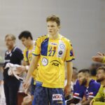 05.10.2019 Kielce. Mecz PGE Vive - Energa Kalisz. Na zdjęciu: Cezary Surgiel / Jarosław Kubalski / Radio Kielce