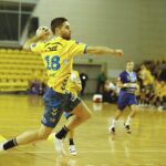 05.10.2019 Kielce. Mecz PGE Vive - Energa Kalisz. Na zdjęciu: Blaz Janc / Jarosław Kubalski / Radio Kielce