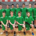 27.11.2019. Kielce. I Turniej o Puchar Marszałka Województwa Świętokrzyskiego w piłce ręcznej juniorów młodszych. Pierwsze miejsce Kusy Kraków / Maciej Makuła / Radio Kielce