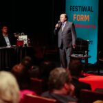 22.11.2019 Kielce. Gala finałowa Festiwalu Form Dokumentalnych NURT. Krzysztof Miklaszewski - dyrektor artystyczny NURT-u / Wiktor Taszłow / Radio Kielce