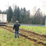 13.11.2019 Chrusty. Wypadek na drodze S7 przy zjeździe na Zagnańsk / Monika Miller / Radio Kielce