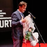 22.11.2019 Kielce. Gala finałowa Festiwalu Form Dokumentalnych NURT. Na zdjęciu reżyser Mariusz Malec / Wiktor Taszłow / Radio Kielce