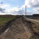 10.11.2019 Kazimierza Wielka. Budowa ścieżki rowerowej / Adam Bodzioch