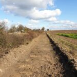 10.11.2019 Kazimierza Wielka. Budowa ścieżki rowerowej / Adam Bodzioch