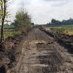 10.11.2019 Kazimierza Wielka. Budowa ścieżki rowerowej / Adam Bodzioch