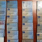 07.11.2019. Kielce. Zabezpieczone dowody rejestracyjne / świętokrzyska policja