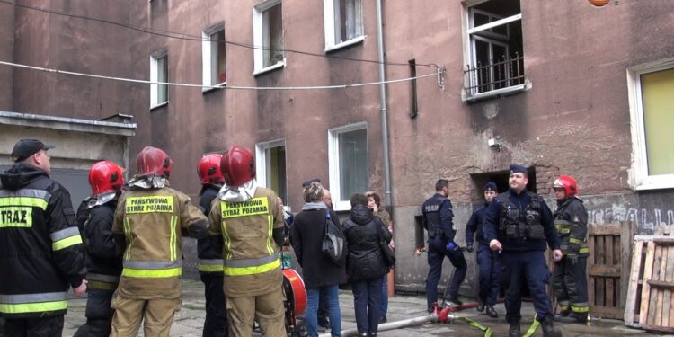 Szczecin. Tragiczny pożar przy ul. Małkowskiego / Maciej Papke / Radio Szczecin