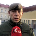 29.11.2019 Sandomierz. Wcielenie ochotników do WOT. Na zdjęciu: Daniel Woś - rzecznik prasowy 10. ŚBOT / Grażyna Szlęzak-Wójcik / Radio Kielce