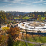 10.11.2019 Busko-Zdrój. Budowa kompleksu uzdrowiskowego w nowym Parku Zdrojowym / Sylwester Przanowski