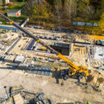 10.11.2019 Busko-Zdrój. Budowa kompleksu uzdrowiskowego w nowym Parku Zdrojowym / Sylwester Przanowski