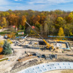 10.11.2019 Busko-Zdrój. Budowa kompleksu uzdrowiskowego w nowym Parku Zdrojowym / Sylwester Przanowski