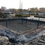 10.11.2019 Busko-Zdrój. Budowa kompleksu uzdrowiskowego w nowym Parku Zdrojowym / Marta Gajda