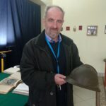 11.11.2019 Skalbmierz. Wystawa „Polskie drogi do Niepodległości”. Na zdjęciu Leszek Śmiech - przewodniczący Stowarzyszenia dla Skalbmierza / Marta Gajda / Radio Kielce