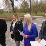 06.11.2019. Kielce. Konferencja klubu radnych Bezpartyjni i Niezalezni. Na zdjęciu (od lewej): Kamil Suchański - przewodniczący Rady Miasta Kielce, Joanna Winiarska - wiceprzewodnicząca Rady Miasta Kielce, Katarzyna Suchańska - radna Rady Miasta Kielce i Maciej Bursztein - radny Rady Miasta Kielce / Mateusz Kaczmarczyk / Radio Kielce