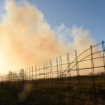 05.11.2019. Fałków. Pożar wysypiska śmieci / Magda Galas-Klusek / Radio Kielce