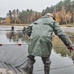 10.11.2019. Fałków. Odłów karpia / Magda Galas-Klusek / Radio Kielce